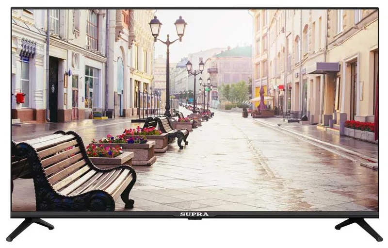 Телевизор LED Supra 40" STV-LC40LT00100F Frameless черный FULL HD 60Hz DVB-T DVB-T2 DVB-C USB (RUS)
