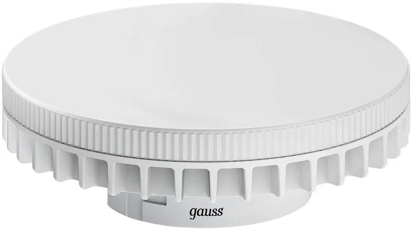 Лампа светодиодная Gauss 12Вт цок.:GX70 таблетка 220B 4100K св.свеч.бел.нейт. Tablet (упак.:1шт) (131016212)