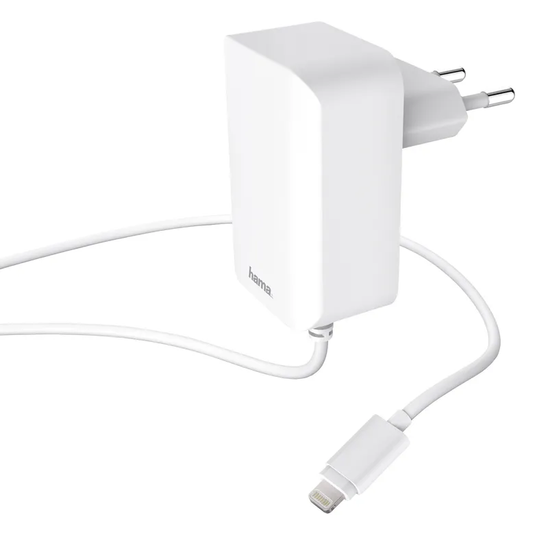 Сетевое зар./устр. Hama H-178342 2.4A для Apple белый (00178342)
