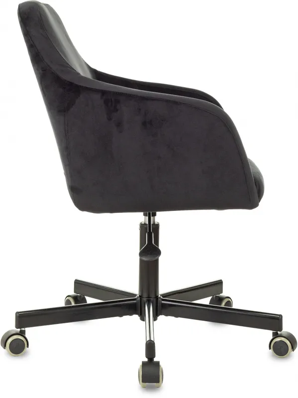 Кресло Бюрократ CH-380M черный Italia Black крестов. металл