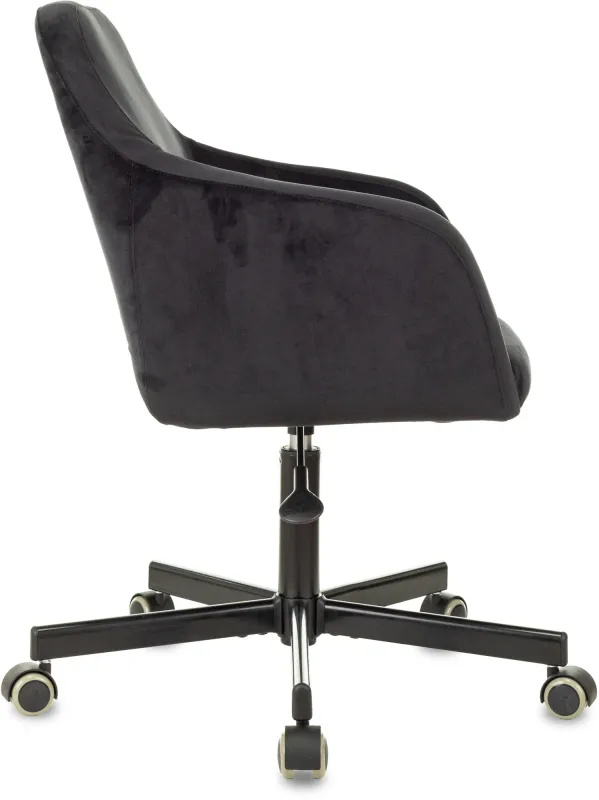 Кресло Бюрократ CH-380M черный Italia Black крестов. металл