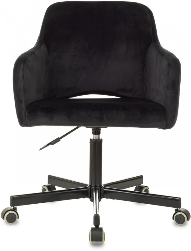 Кресло Бюрократ CH-380M черный Italia Black крестов. металл