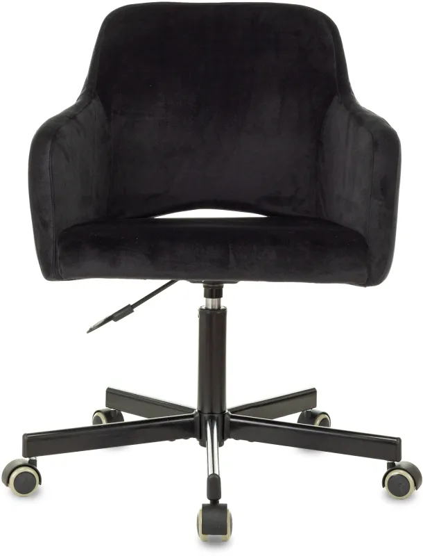 Кресло Бюрократ CH-380M черный Italia Black крестов. металл