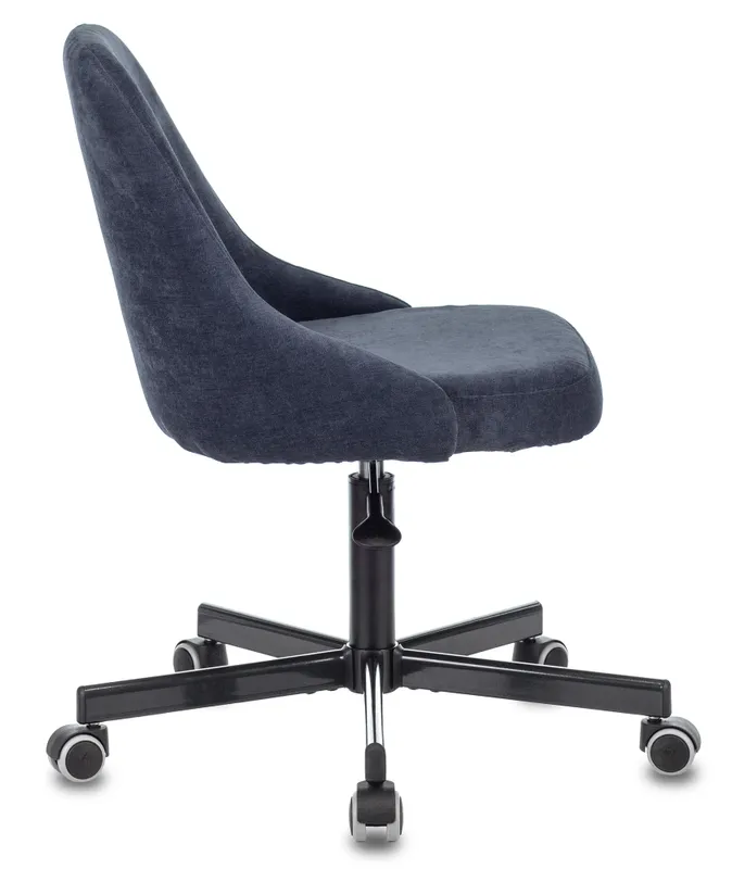 Кресло Бюрократ CH-340M темно-синий Light-27 крестов. металл