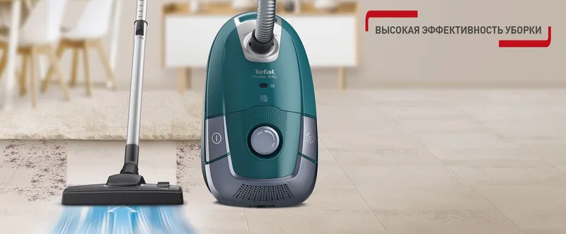Пылесос Tefal TW3132EA 2000Вт бирюзовый/серый