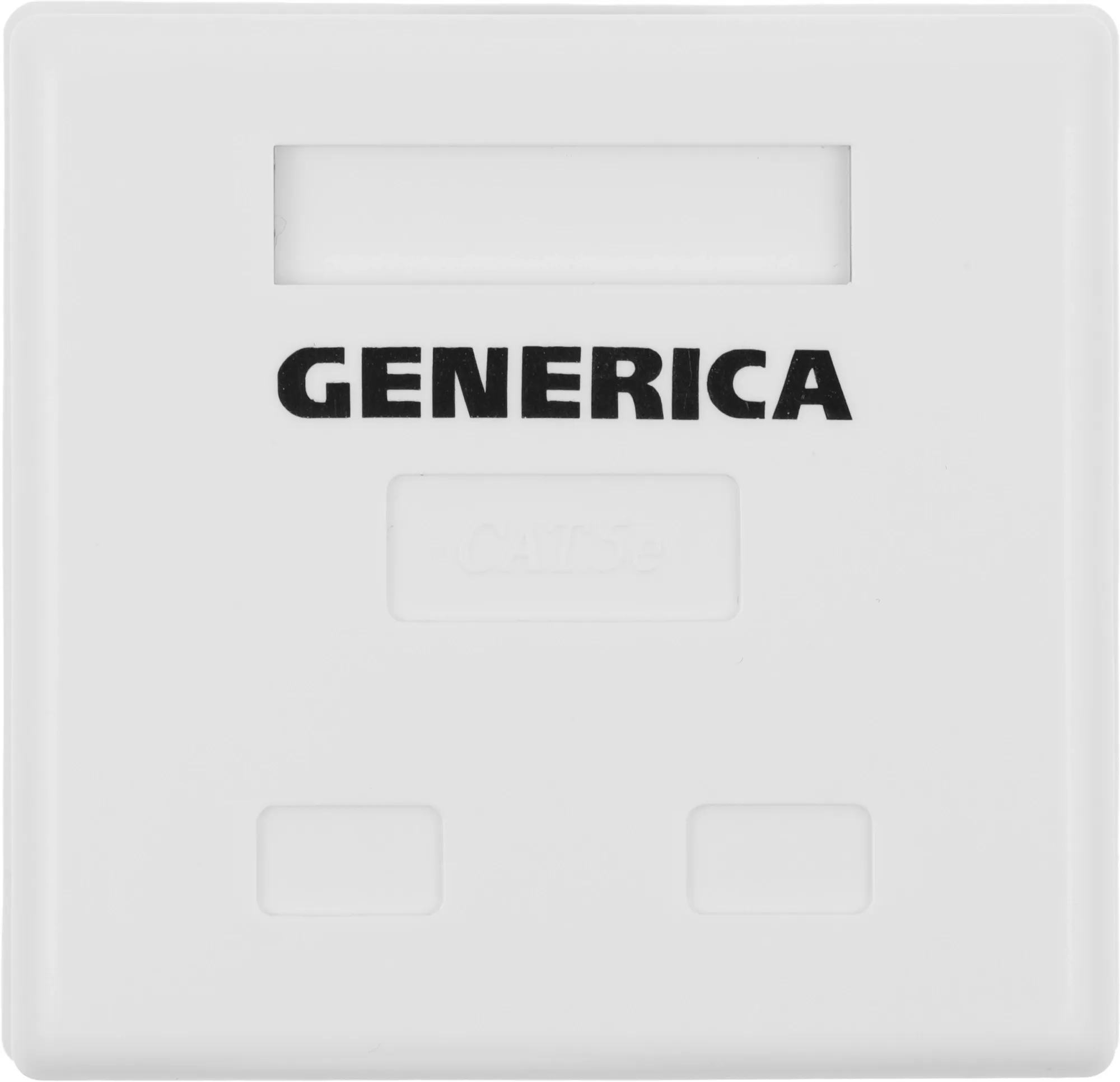 Розетка ITK Generica CS2-1C5EU-22-G настенная 62x59.6x26.5мм RJ45 пластик белый