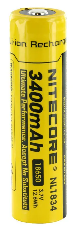Аккумулятор Nitecore Rechargeable NL1834R 18650 Li-Ion 3400mAh