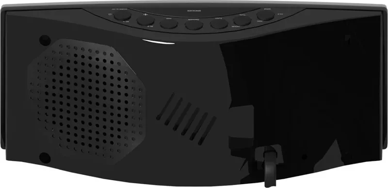 Радиобудильник Harper HCLK-2050 черный LED подсв:белая часы:цифровые AM/FM