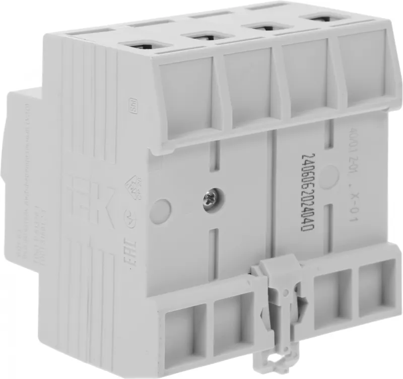 Выключатель дифф.тока УЗО IEK MDV10-4-040-100 ВД1-63 40A 100мА AC 4П 400В 4мод белый (упак.:1шт)