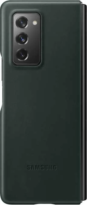 Чехол (клип-кейс) Samsung для Samsung Galaxy Z Fold2 Leather Cover зеленый (EF-VF916LGEGRU)