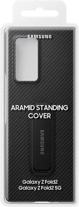 Чехол (клип-кейс) Samsung для Samsung Galaxy Z Fold2 Aramid Standing Cover черный (EF-XF916SBEGRU)