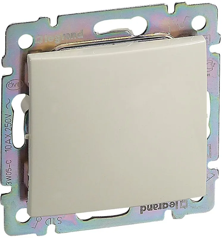 Выключатель Legrand Valena скрыт. 1кл. IP20 слоновая кость (774301)