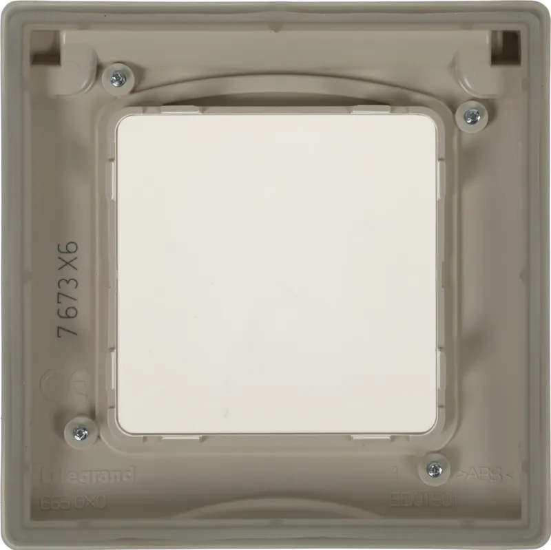 Рамка Legrand Etika 672560 накладная 1x вертикальный монтаж ABS пластик слоновая кость (упак.:1шт)