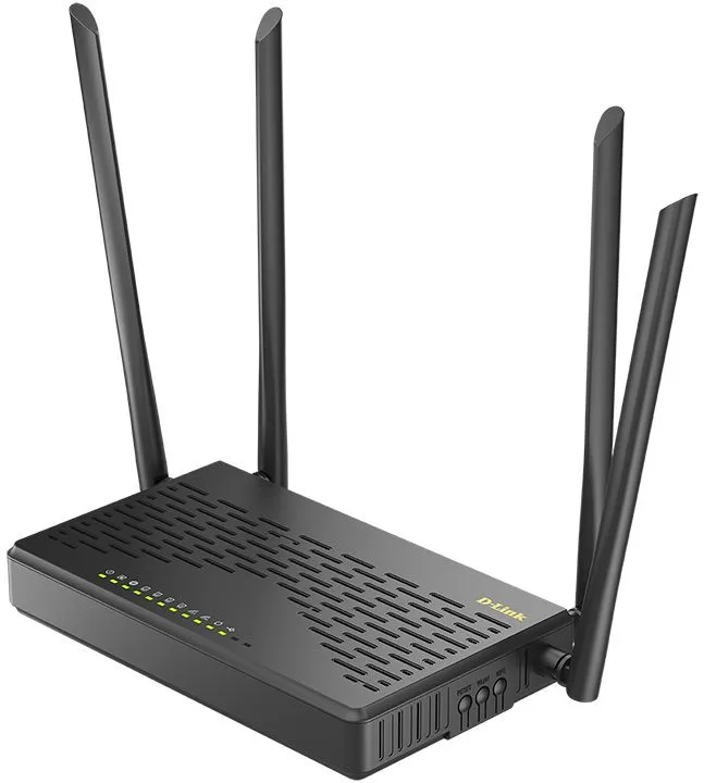 Роутер беспроводной D-Link DIR-825/GFRU/R3A AC1200 1000BASE-X SFP/4G ready черный