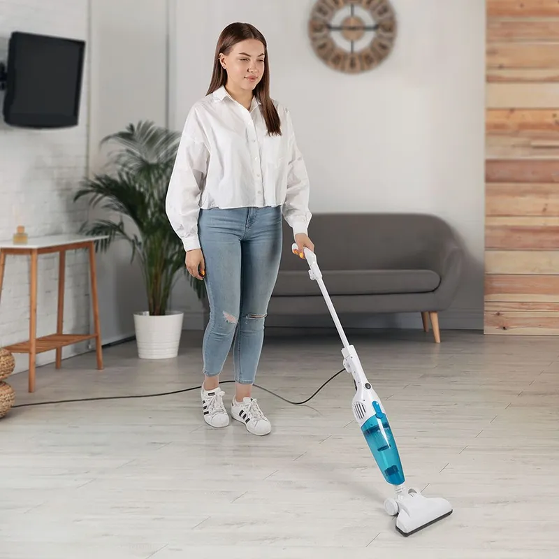 Пылесос ручной Endever Skyclean VC-278 700Вт белый/голубой