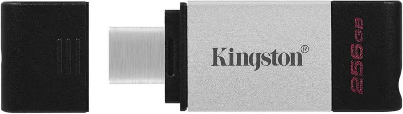 Флеш Диск Kingston 256GB DataTraveler 80 Type-C DT80/256GB USB3.0 черный