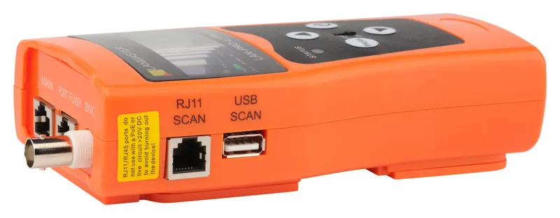 Тестер Кабельный тестер с измерением длины и трассировкой кабельных линий, 1 ответная часть