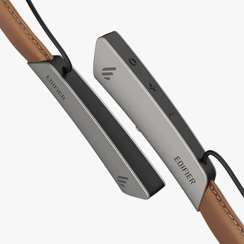 Гарнитура вкладыши Edifier W380NB 0.5м черный/коричневый беспроводные bluetooth шейный обод