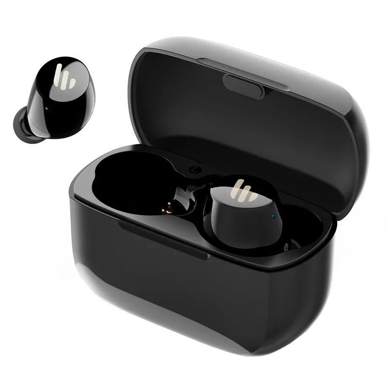 Гарнитура вкладыши Edifier TWS1 черный беспроводные bluetooth в ушной раковине