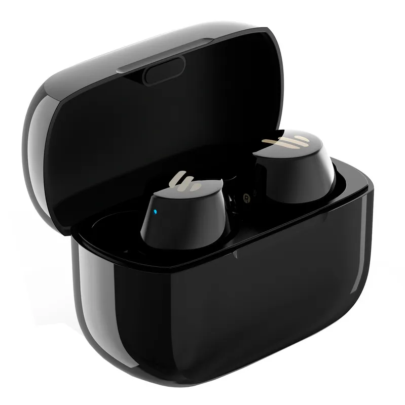 Гарнитура вкладыши Edifier TWS1 черный беспроводные bluetooth в ушной раковине
