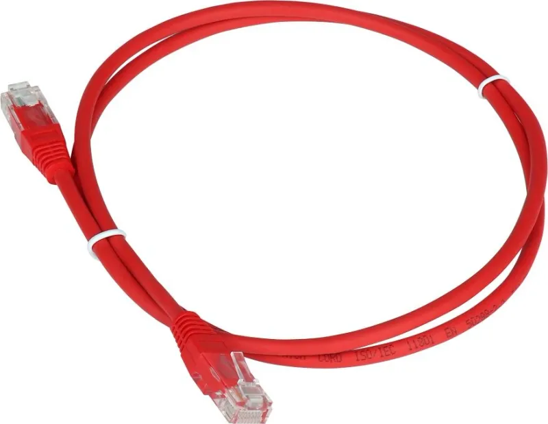 Патч-корд Lanmaster TWT-45-45-0.15-RD RJ-45 вил.-вилка RJ-45 кат.5E 0.15м красный ПВХ (уп.:1шт)