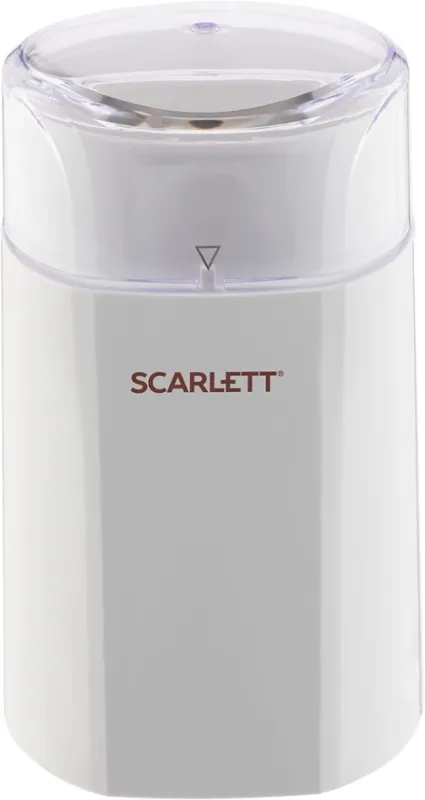 Кофемолка Scarlett SC-CG44506 150Вт сист.помол.:ротац.нож вместим.:60гр белый