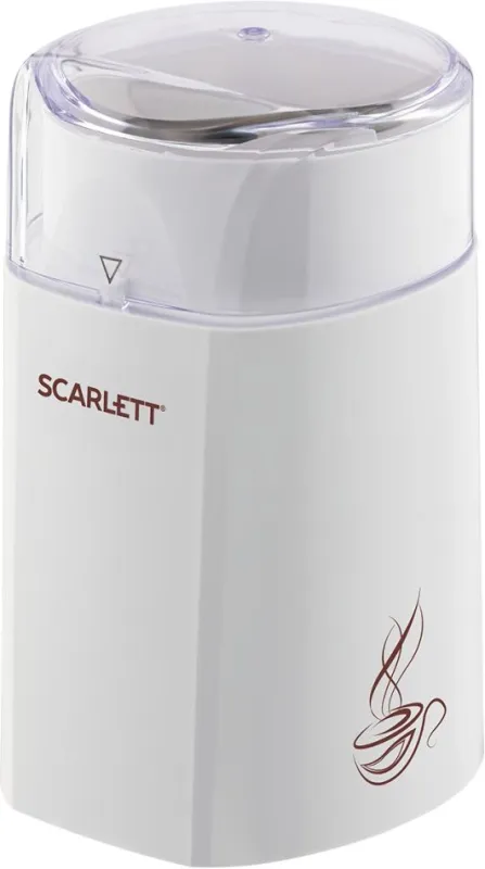 Кофемолка Scarlett SC-CG44506 150Вт сист.помол.:ротац.нож вместим.:60гр белый