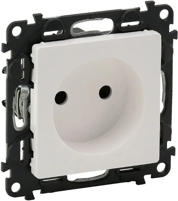 Розетка силов. Legrand Valena Life 753416 скрыт. штор. IP20 белый