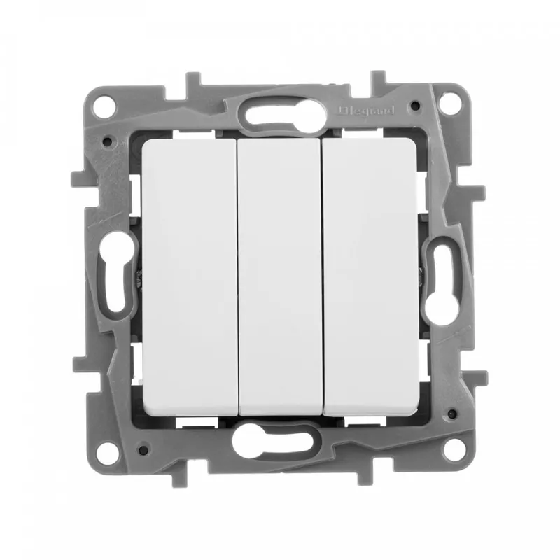 Выключатель Legrand Etika скрыт. 3кл. IP20 белый (упак.:1шт) (672213)