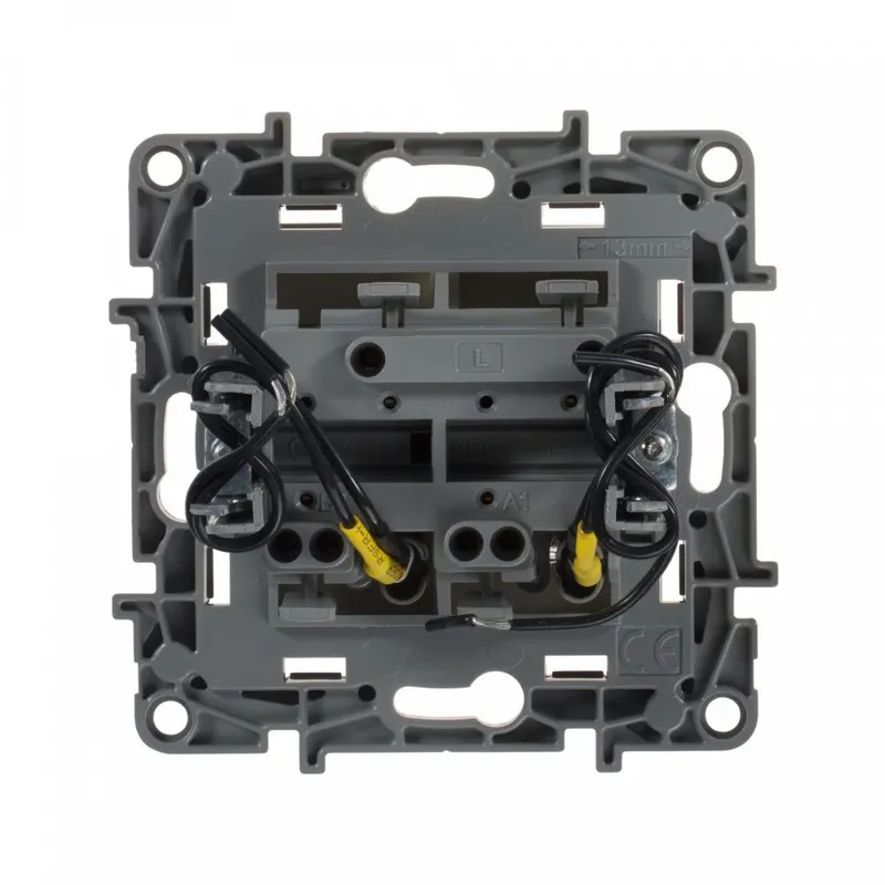 Выключатель Legrand Etika скрыт. 2кл. с подсветкой IP20 слоновая кость (672304)