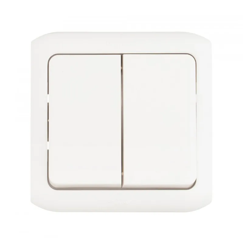 Выключатель Legrand Quteo откр. 2кл. IP44 белый (782302)