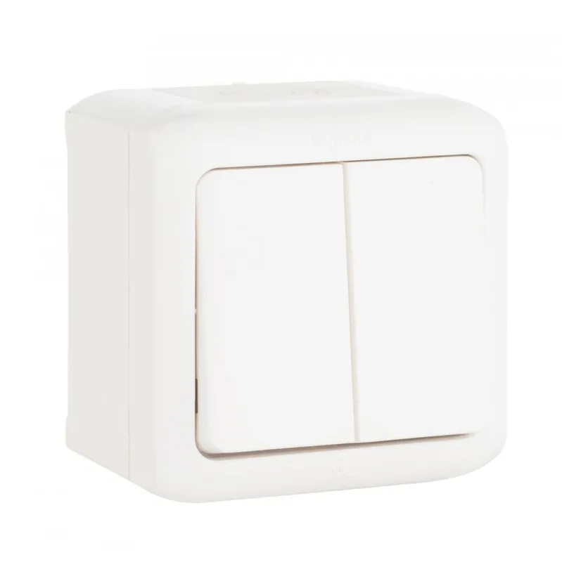 Выключатель Legrand Quteo откр. 2кл. IP44 белый (782302)
