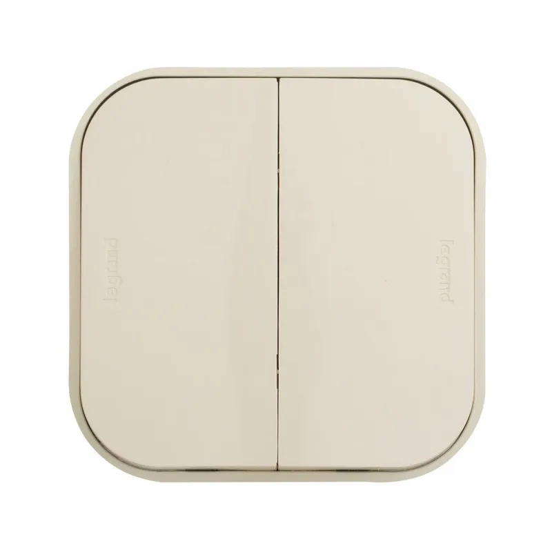 Выключатель Legrand Quteo откр. 2кл. IP20 слоновая кость (782232)