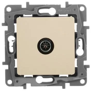Розетка телев. Legrand Etika 672351 скрыт. слоновая кость