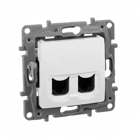 Розетка компьютерная Legrand Etika (672255) скрыт. белый