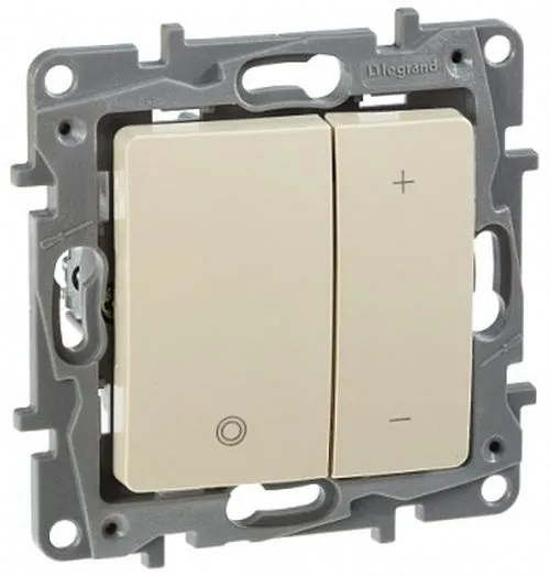 Диммер Legrand Etika скрыт. кноп. IP20 слоновая кость (672318)