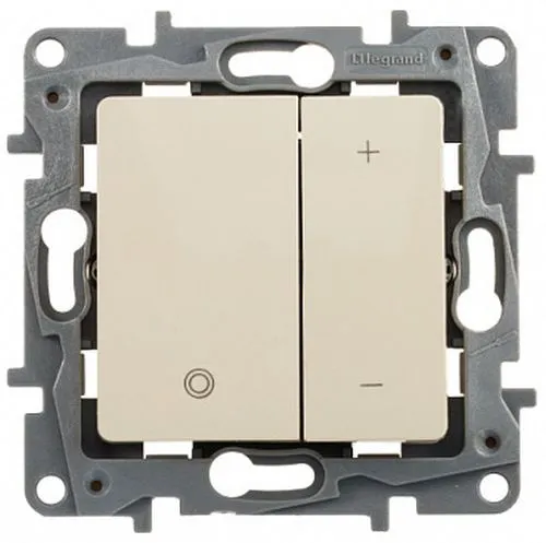 Диммер Legrand Etika скрыт. кноп. IP20 слоновая кость (672318)