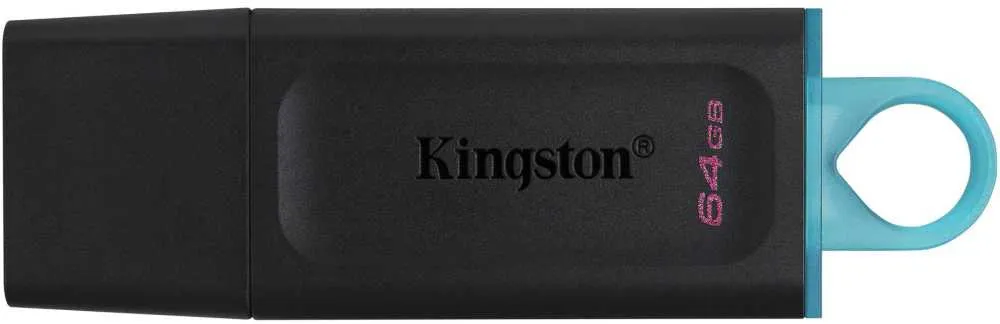 Носитель информации Kingston Flash Drive 64GB USB3.2 Gen 1 DataTraveler Exodia (Black + Teal)