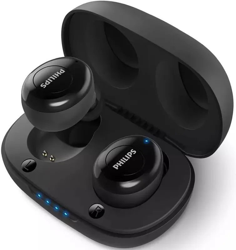 Гарнитура вкладыши Philips TAUT102BK черный беспроводные bluetooth в ушной раковине (TAUT102BK/00)