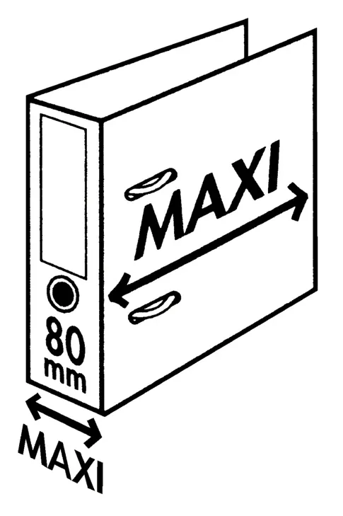 Папка-регистратор Esselte №1 Power Maxi 81185 A4 80мм пластик синий вместимость 600 листов