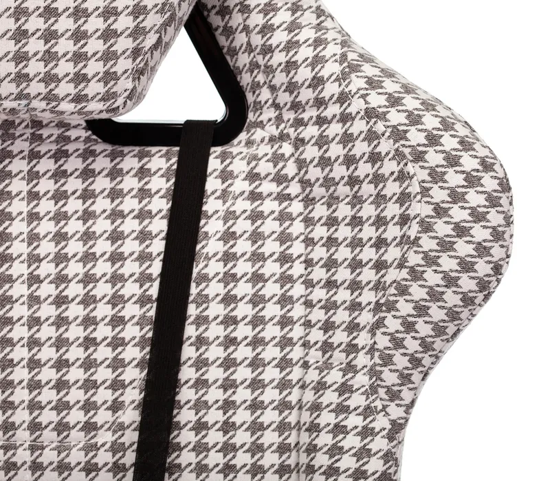 Кресло игровое Zombie VIKING LOFT серый Morris-1 гусин.лапка с подголов. крестов. металл