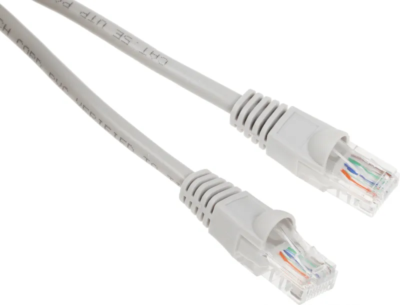 Патч-корд Buro UTP-5E-7M-G UTP 4 пары cat.5E CCA molded 7м серый RJ-45 (m)-RJ-45 (m)
