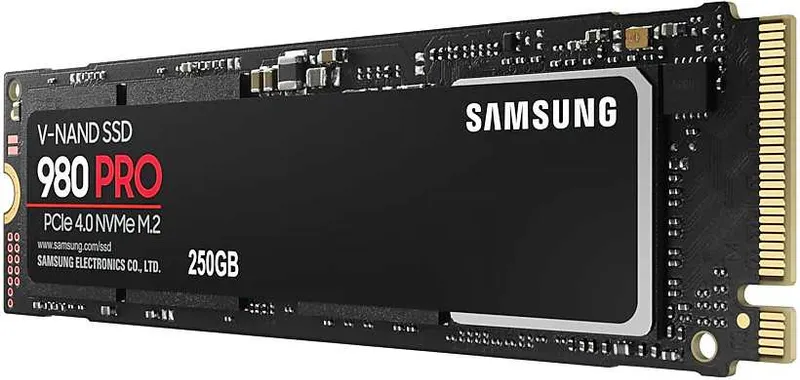 Твердотельный накопитель SSD M.2 (PCI-E NVMe) 250Gb Samsung 980 PRO (R6400/W2700MB/s) (MZ-V8P250BW analog MZ-V7P250BW) 1year