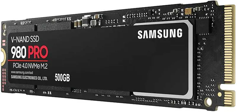 Твердотельный накопитель SSD M.2 (PCI-E NVMe) 500Gb Samsung 980 PRO (R6900/W5000MB/s) (MZ-V8P500BW) 1year