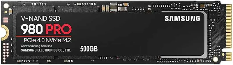 Твердотельный накопитель SSD M.2 (PCI-E NVMe) 500Gb Samsung 980 PRO (R6900/W5000MB/s) (MZ-V8P500BW) 1year