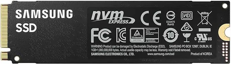 Твердотельный накопитель SSD M.2 (PCI-E NVMe) 500Gb Samsung 980 PRO (R6900/W5000MB/s) (MZ-V8P500BW) 1year