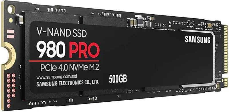 Твердотельный накопитель SSD M.2 (PCI-E NVMe) 500Gb Samsung 980 PRO (R6900/W5000MB/s) (MZ-V8P500BW) 1year