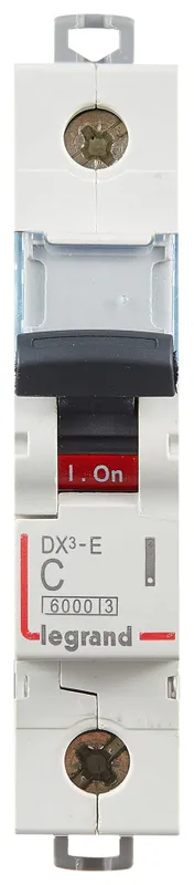 Выключатель автоматический Legrand DX3 (407263) 16A тип C 6kA 1П 400В 1мод