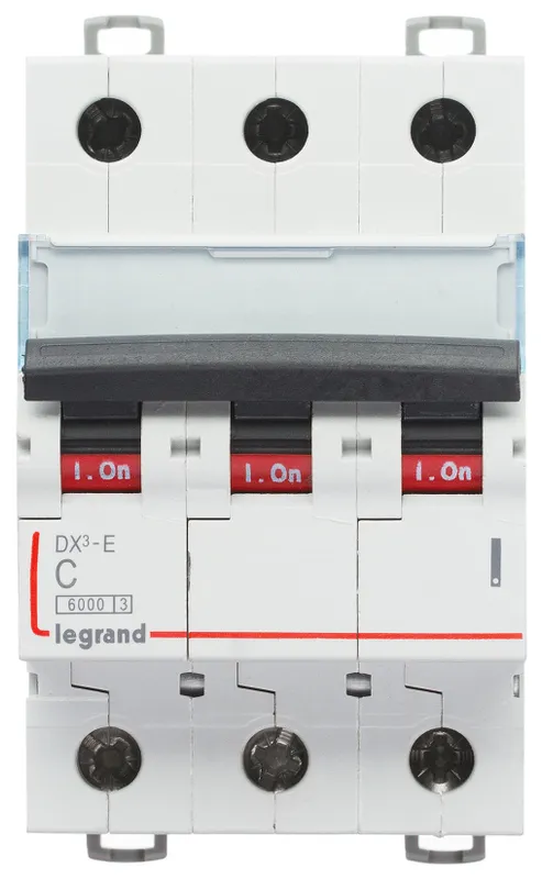 Выключатель автоматический Legrand DX3 (407295) 40A тип C 6kA 3П 400В 3мод
