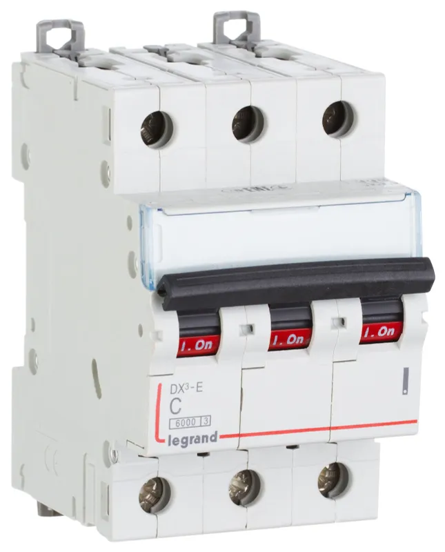 Выключатель автоматический Legrand DX3 (407295) 40A тип C 6kA 3П 400В 3мод